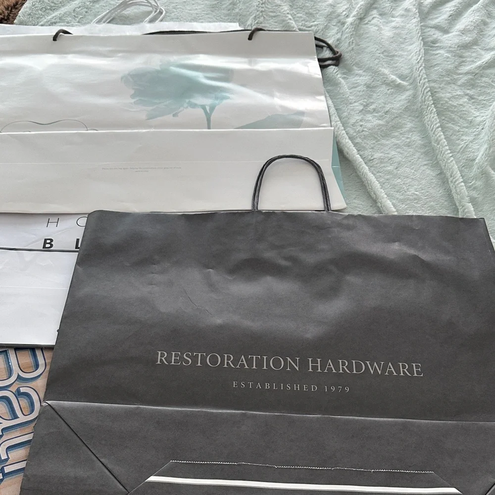 12 Empty Assorted Brand Gift Bags